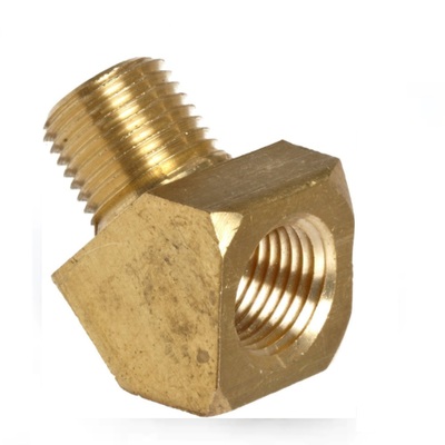 124A-B ANDERSON BRASS FITTING 1/4" NPT MALE/FEMALE 45DEG STREET ELBOW
